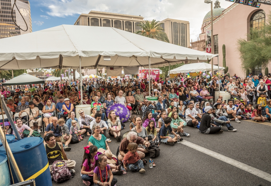 Tucson Meet Yourself draws 120,000 attendees every year to downtown Tucson for food, music, dance, and folk arts. Tucson Meet Yourself draws 120,000 attendees every year to downtown Tucson for food, music, dance, and folk arts.